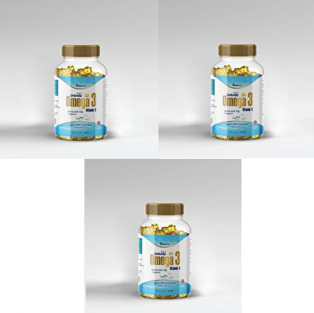Green Store Umbrella Plus Omega 3 Norveç Balık Yağı 1300 mg 200 Kapsül 3 ADET