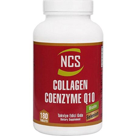 Ncs Hidrolize Collagen Coenzyme Q10 Biotin Zinc Selenium 180 Tablet