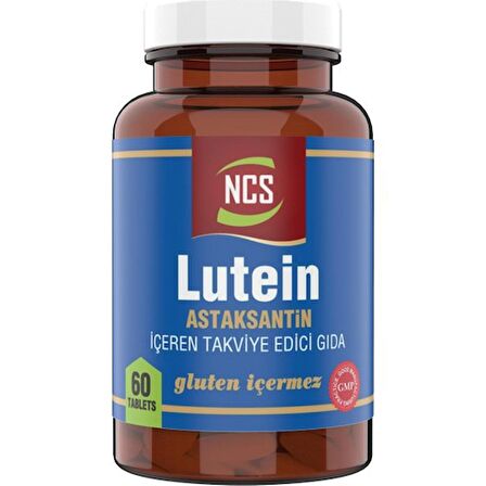 Ncs Lutein 15 Astaksantin 12 Mg 60 Tablet Çinko