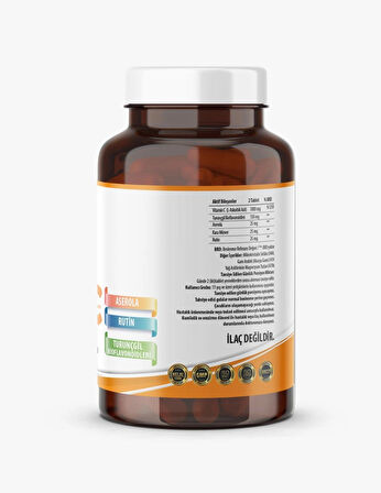 Ncs Ester C Vitamini 1000 Mg Kara Mürver 60 Tablet Vitamin C