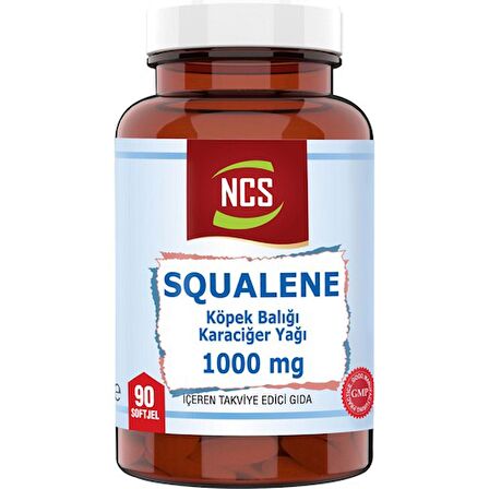 Ncs Squalene Köpek Balığı Karaciğer Yağı 1000 Mg 90 Tablet