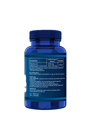Ncs Magnezyum Magnesium L-threonate Vejeteryan 90 Bitkisel Kapsül