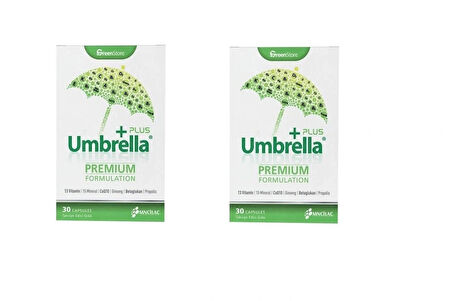 Umbrella Plus Multivitamin 30 Kapsül 2 ADET