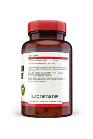 Magensium Oxide 250 Mg 120 Tablet Türkiyede Ilk Ve Tek