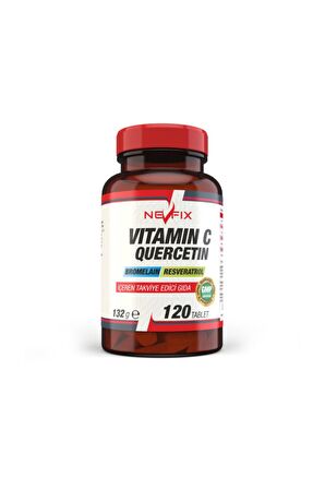 Vitamin C 120 Tablet Resveratrol Kuşburnu Aserola Kuarsetin