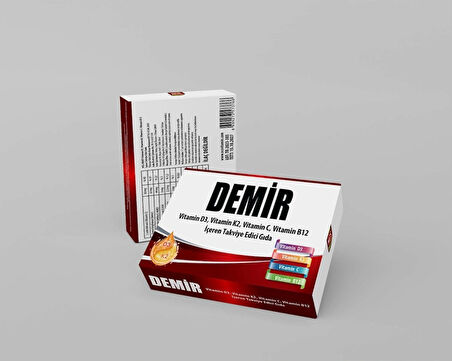Ncs Demir Glisinat Vitamin D3 K2 Folik Asit Complex 60 Tablet Bisglisinat