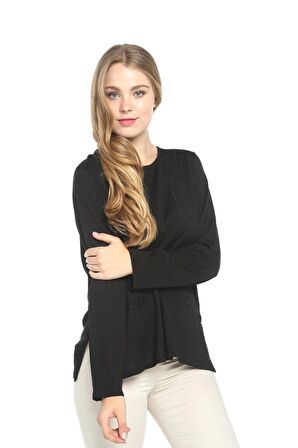 Cep Detaylı Triko Kazak