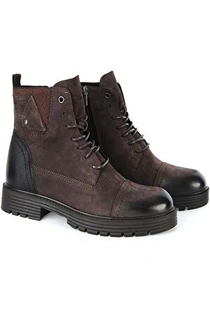 Pierre Cardin Erkek Casual Bot 77650 - Kahverengi Nubuk