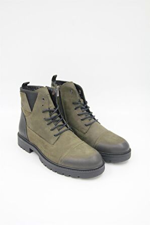 Pierre Cardin Erkek Casual Bot 77650 - Haki Nubuk