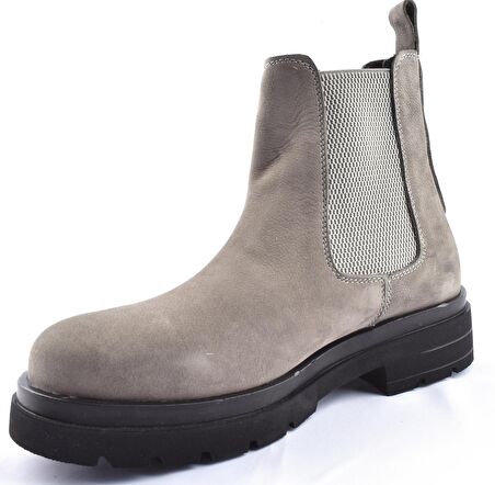 13623 EVA DERİ BOT /GRİ/44