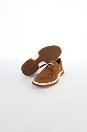 Erkek Pc-2969801 Kontrast Dikişli Casual Ayakkabı - Taba | 43