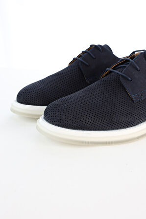 Erkek Pc-2969803 Perforeli Casual Ayakkabı - Lacivert | 43