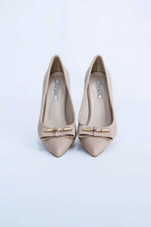 Kadın Topuklu Ayakkabı Z711513-Bej | 39