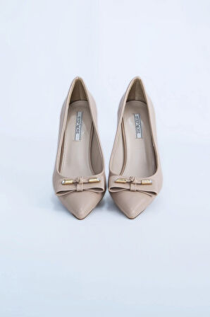 Kadın Topuklu Ayakkabı Z711513-Bej | 39