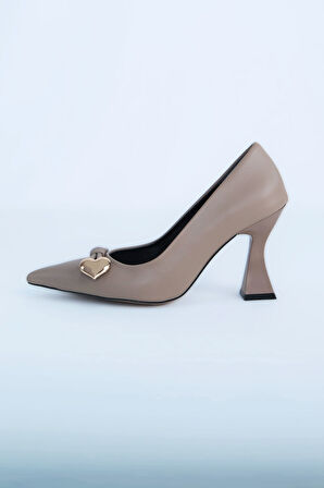 Kadın Topuklu Ayakkabı Z711582-Vizon | 37