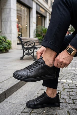 Pierre Cardin 10211 Rahat Esnek Orijinal Ürün Hakiki Deri Sneaker Erkek Ayakkabı
