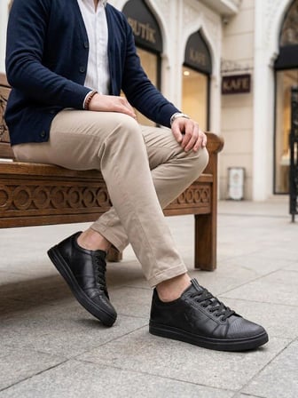 Pierre Cardin 10211 Rahat Esnek Orijinal Ürün Hakiki Deri Sneaker Erkek Ayakkabı