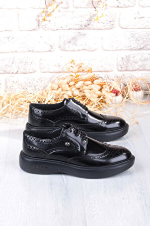 Pierre Cardin 70913 Siyah Açma Damat Ayakkabısı Takım Ayakkabısı Erkek Ayakkabı