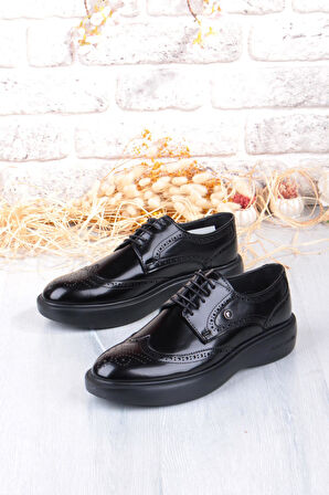 Pierre Cardin 70913 Siyah Açma Damat Ayakkabısı Takım Ayakkabısı Erkek Ayakkabı