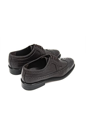 Danacı Kösele 906 Erkek Klasik Ayakkabı - Koyu Kahverengi