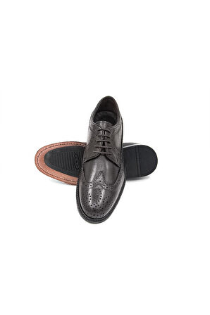 Danacı Kösele 906 Erkek Klasik Ayakkabı - Koyu Kahverengi