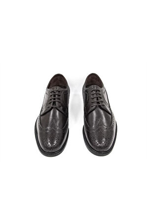 Danacı Kösele 906 Erkek Klasik Ayakkabı - Koyu Kahverengi