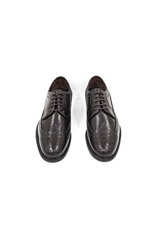 Danacı Kösele 906 Erkek Klasik Ayakkabı - Koyu Kahverengi