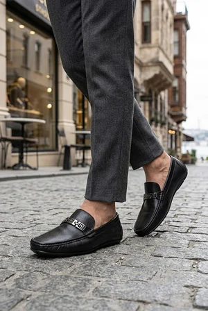 Pierre Cardin 90237 Rahat Esnek Hakiki Deri Erkek Loafer Ayakkabı