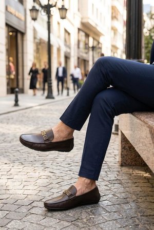 Pierre Cardin 90237 Rahat Esnek Hakiki Deri Erkek Loafer Ayakkabı