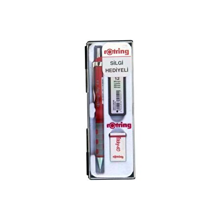 Rotring Tikyy 0.5 Okul Seti Kırmızı Versatil+Silgi+Min Blister Kalem Set