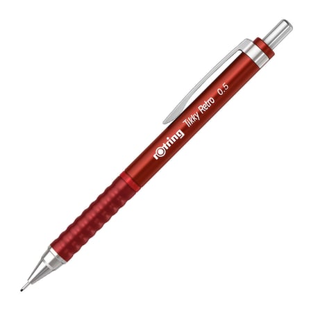 Rotring Tikky Retro 0.5 Silgi Hediyeli Kırmızı Ro-Rk05-Kırmızı