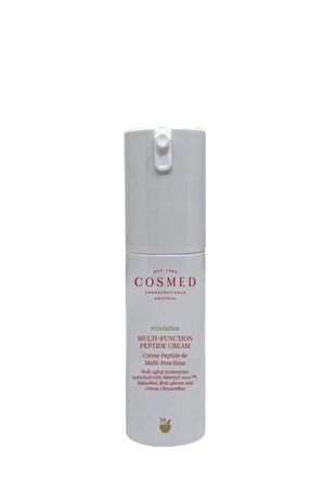 Cosmed Multi-Function Peptide Tüm Cilt Tipleri İçin Su Bazlı Yağsız Nemlendirici Yüz Bakım Kremi 30 ml