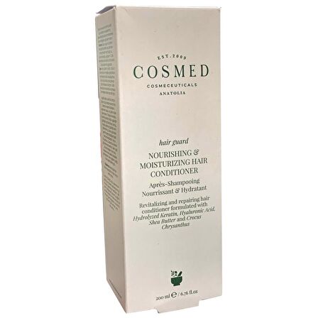 Cosmed Hair Guard Besleyici Normal Saçlar İçin Keratinli Saç Kremi 200 ml