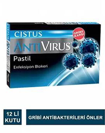 Cistus Antivirus Pastil 10 Adet - 12'li Kutu