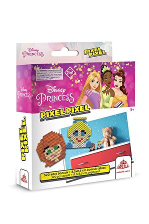 Disney Princess Boncuk Aktivite Seti 2in1-Pixel Pixel B216-05