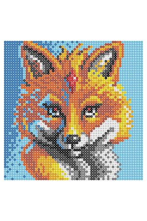 Yetişkin Boncuk Aktivite Seti(Tilki)-FOX ACTIVITY ART BEADS PPA01-01