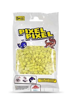 1000 Adet Midi Boncuk Limon Sarısı-Pixel Pixel PPB-1000-29