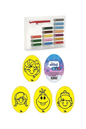 Disney Karlar Ülkesi Frozen II Emojiler Kum Boyama Seti-Red Castle DSO-01