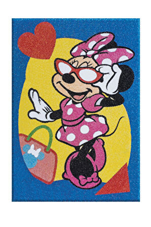 Disney Junior Minnie Mouse Eğitici ve Eğlenceli Kum Boyama Seti-Red Castle DS-03