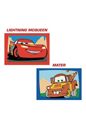 Eğitici ve Eğlenceli Kum Boyama Seti Disney Cars Mcqueen & Mater DS-05