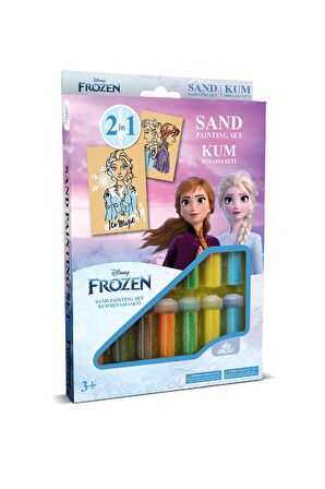 Eğitici ve Eğlenceli Kum Boyama Seti-Disney Frozen DS-39