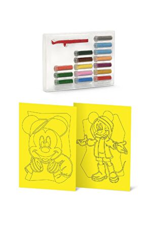 Eğitici ve Eğlenceli Kum Boyama Seti-Disney Mickey Mouse DS-47