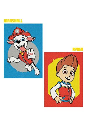 Eğitici, Eğlenceli Paw Patrol Ryder&Marshal Kum Boyama Etkinlik ve Aktivite Seti-Red Castle DSA-02