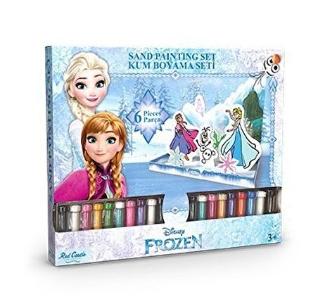Disney Frozen Tiyatro Sahnesi Büyük Kum Boyama Seti-Red Castle BKS-02