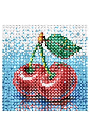 Yetişkin Boncuk Aktivite Seti Kiraz-CHERRY ACTIVITY ART BEADS PPA01-04