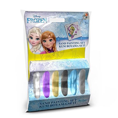 Disney Frozen Elsa Karlar Ülkesi Mini Kum Boyama Seti-Red Castle PM-05