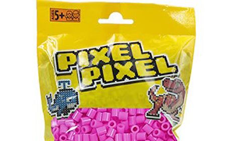 3000 Adet Midi Boncuk Açık Pembe-Pixel Pixel PPB-3000-21