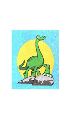 Eğitici ve Eğlenceli Kum Boyama Seti Disney İyi Bir Dinozor Spot & Arlo DS-24