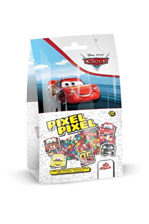 Disney Cars Boncuk Aktivite ve Oyuncak Seti 5 Figür-Pixel Pixel B16-02