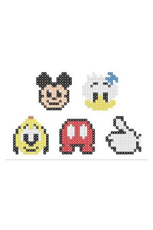 Disney Mickey Mouse Boncuk Aktivite ve Oyuncak Seti 5 Figür 1280 Boncuk-Pixel Pixel B16-03